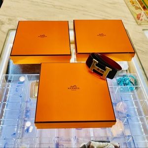 Hermès belt boxes